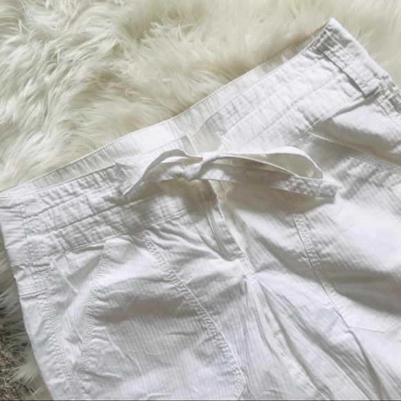 Matty M | Wide Leg White Shorts - Picture 2 of 8